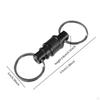 Keychain Clip with Quick Release, Unique Organizer Clip, Detachable for Outdoor Activities, Handbag