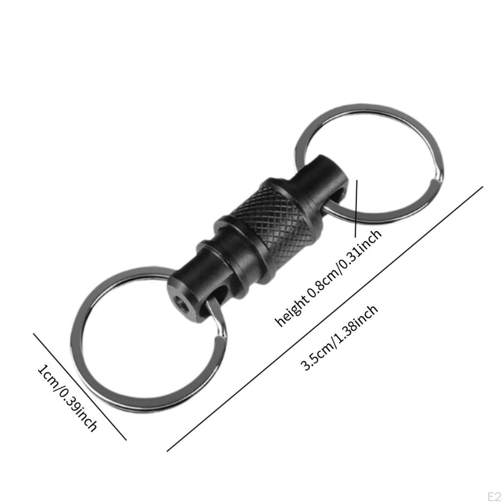 Keychain Clip with Quick Release, Unique Organizer Clip, Detachable for Outdoor Activities, Handbag