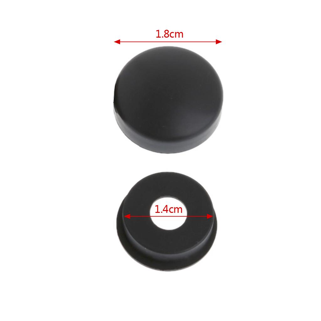 8Pcs Universal Car Truck License Plate Frame FIxed Screws Nut Caps Bolt Fastener for Locking Car Tag