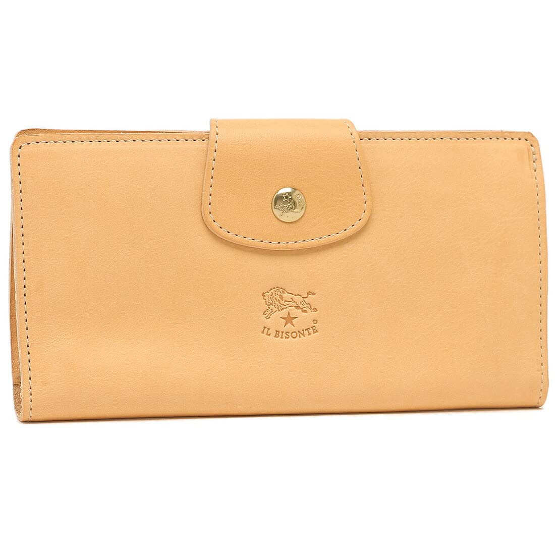 

Long Wallet Beige SCW092 PV0005 NA106 [Ilbizonte] Men s Women s [Item]