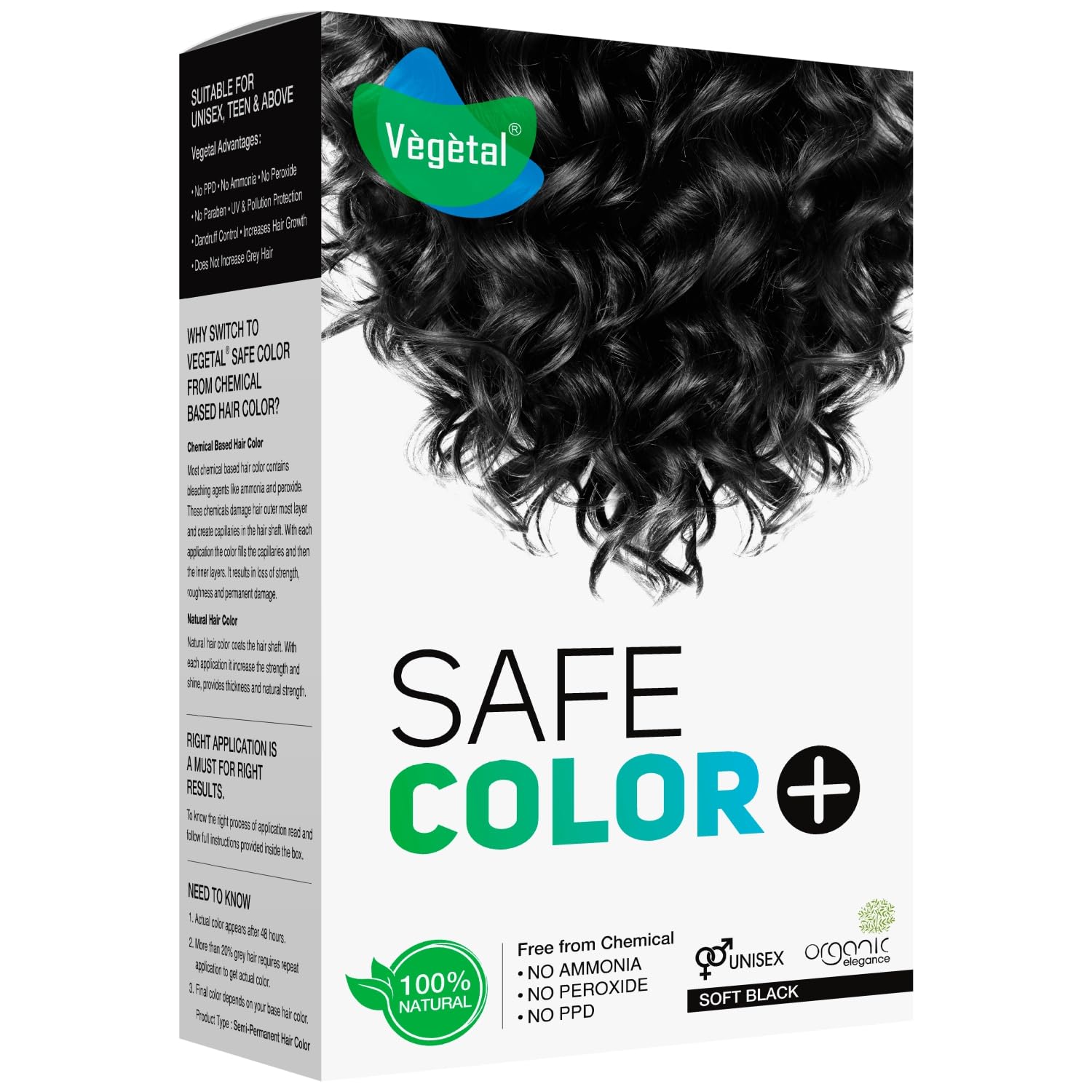 Vegetal Safe Hair Color - Soft