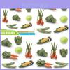 Conjunto de 7 Peças de Modelo de Vegetais de Alta Qualidade Perfeito Para Decoração Inclui Espinafre Cenoura Milho Repolho Cebola Edamame