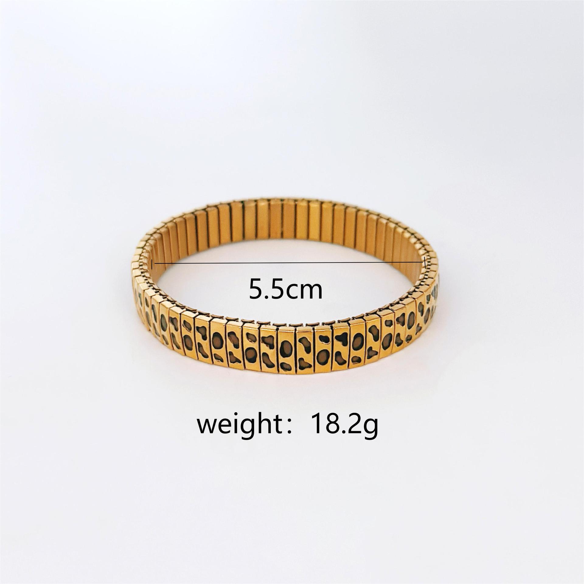 

Преувеличенный модный браслет с леопардовым принтом, золотой браслет с леопардовым принтом, ретро-браслет с леопардовым принтом для женщин