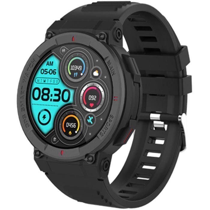 Montre connectée Bluetooth avec GPS Noir