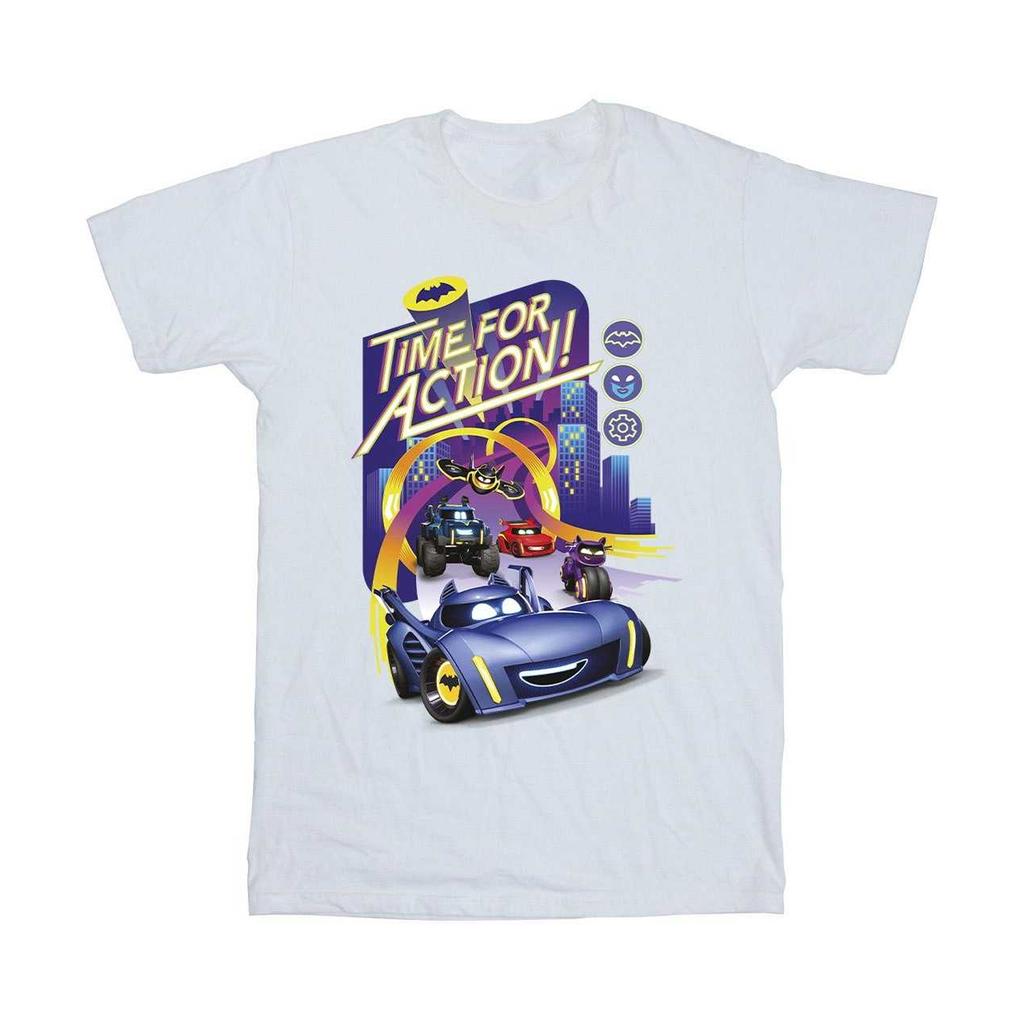 Batwheels Jungen Zeit für Action Baumwoll-T-Shirt