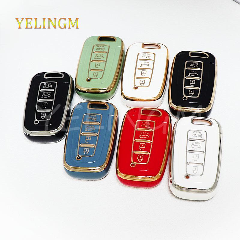 Car Remote Key Case Cover For Hyundai Solaris Hb20 Veloster Sr Ix35 Accent Elantra I30 For Kia Rio Forte K2 K3 K5 Sportage Tpu