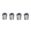 4Pcs Car Wheel Tire Valve Caps Air Stem Covers For Mercedes Benz AMG A B C E S G Class CLA W117 C117 GLA CLK SLK CLA GLK GLE GLS