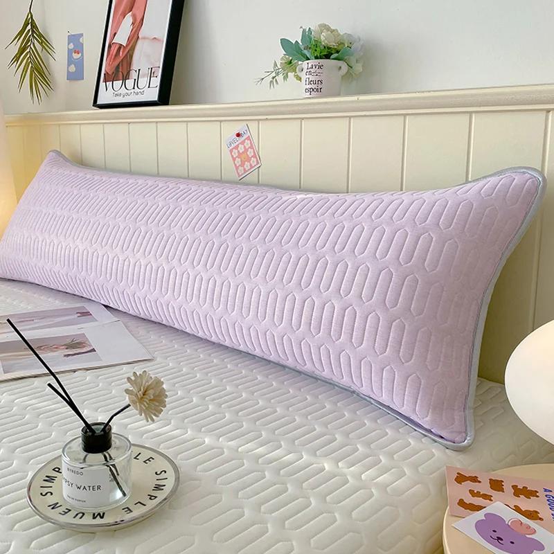 New Class A Cool Silk Small Fresh Printing Double Long 48x150cm Pillowcase Extended Couple Pillowcase Single Pillowcase
