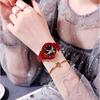 Gold Ladies Rose Women Luxury Starry Sky Watches Eiffel Tower Magnetic Wristwatches Casual Ladies Dress Quartz Watch