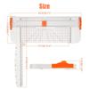 Plastic Base A4 Paper Trimmer Portable Paper Cutting Machine Photo Cutter Scrapbook Blade Home Office Art Crafts Tools