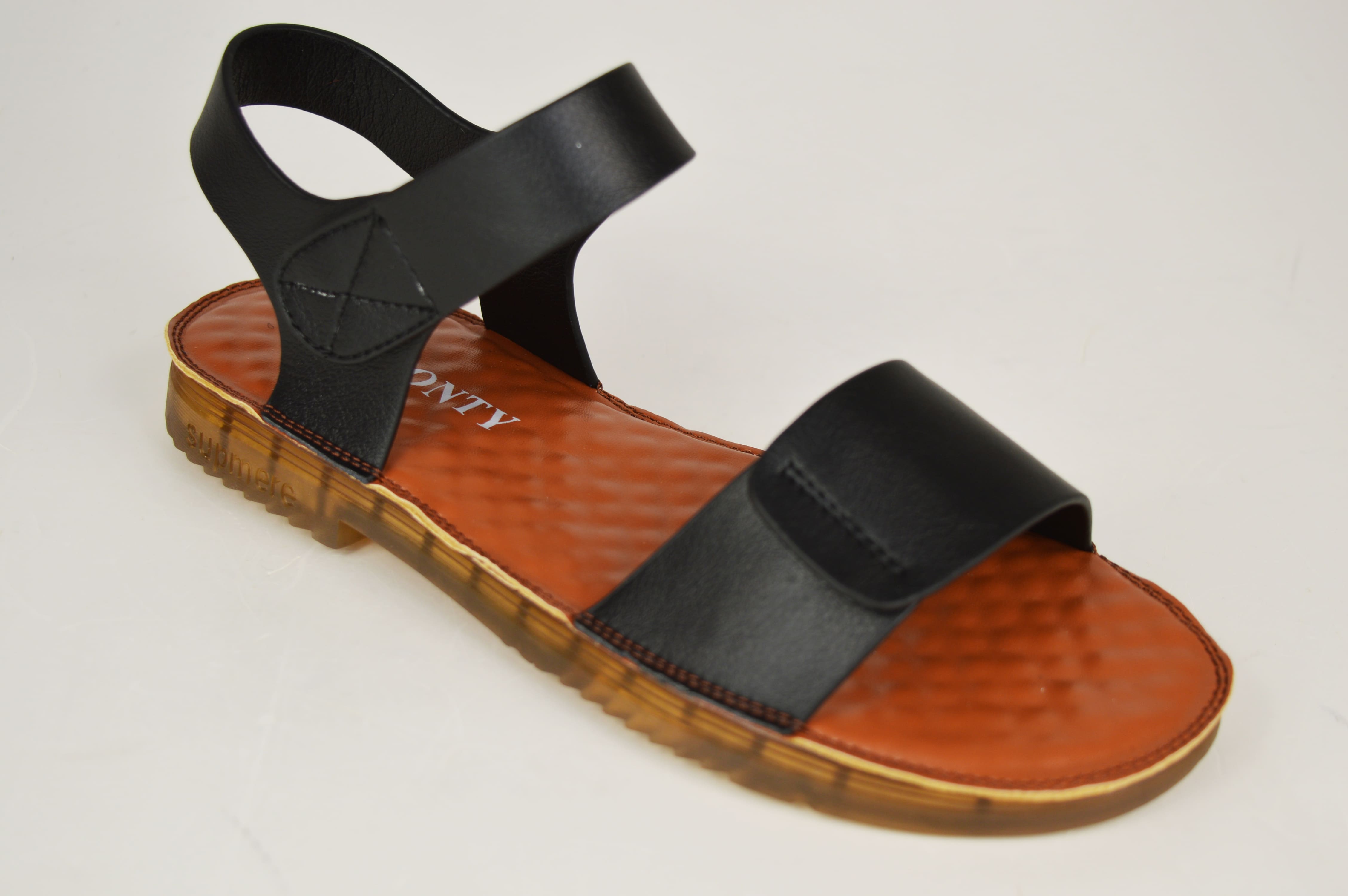 

Босоніжки на плоскій підошві Vikonty 2277 36 Чорні 37 чорний