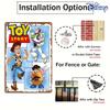 1pc Vintage Toy Story Metal Tin Sign, 20.32x30.48 Cm Iron Wall Hanging Decorative Plaque, Art Deco Style, Frameless 2D Flat Desi