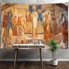 Religious Portrait Tapestry Wall Hanging Bohemian Hippie Abstract Psychedelic Witchcraft Simple Art Room Home Decor
