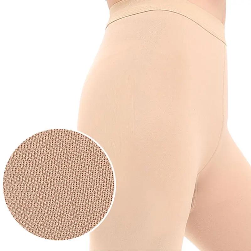 Extra-large pressure compression pantyhose, 20-30 mmHg, above-knee length, support stockings, pressure tight pants
