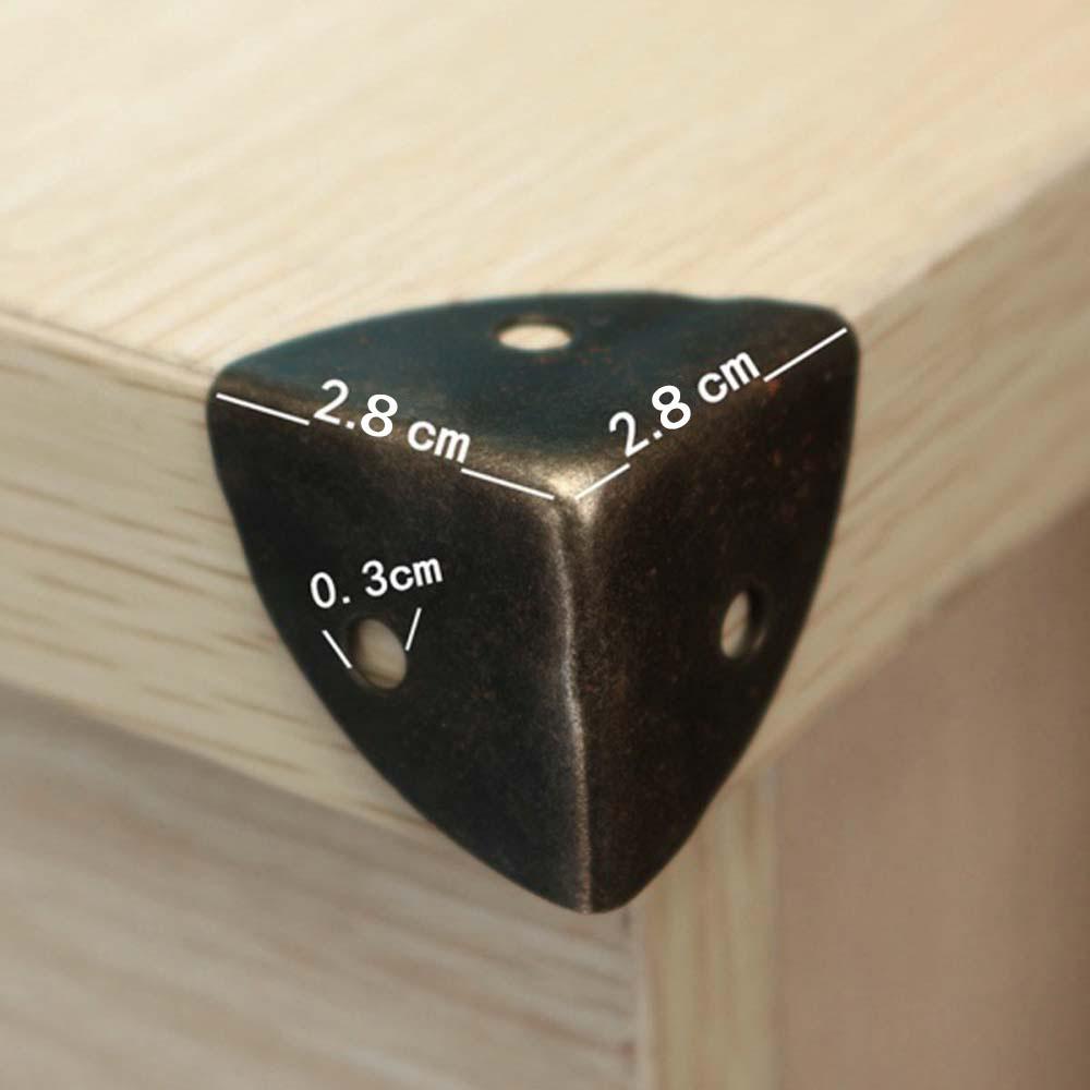 Part Jewelry Box Furniture Wooden Case Hardware Corner Foot Corner Bracket Corner Protector