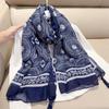 National Style Women Tassel Scarf Cashew Print Travel Scarves Fashion Bohemian Shawl  Winter Warm