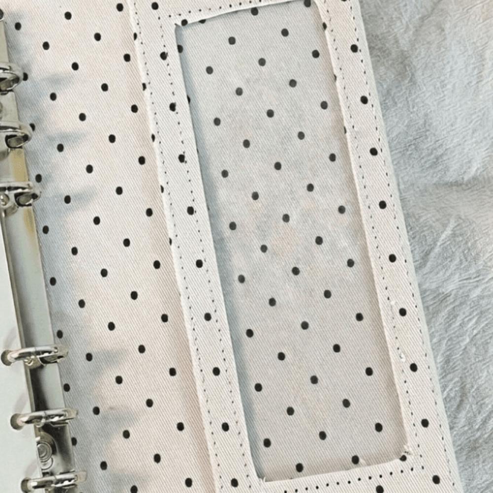 Cloth Binder Hand Account Cover Shell Polka Dot DIY Scrapbook Cover Shell Gift
