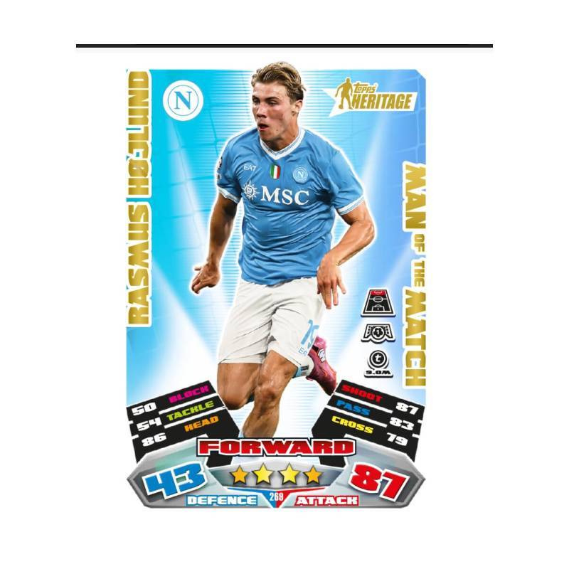 Topps Match Attax Collectors Card Set With Durable Card Stock For Soccer Fans