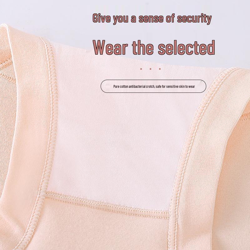 10A Women's Pure Cotton Anti-Bacterial Hip-Hugging Panties with Xinjiang Long-Staple Cotton