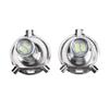 H4 100W 20Led Lampadina Abbagliante/Anabbagliante Hid 6000K Bianco Faro Moto Alta Potenza