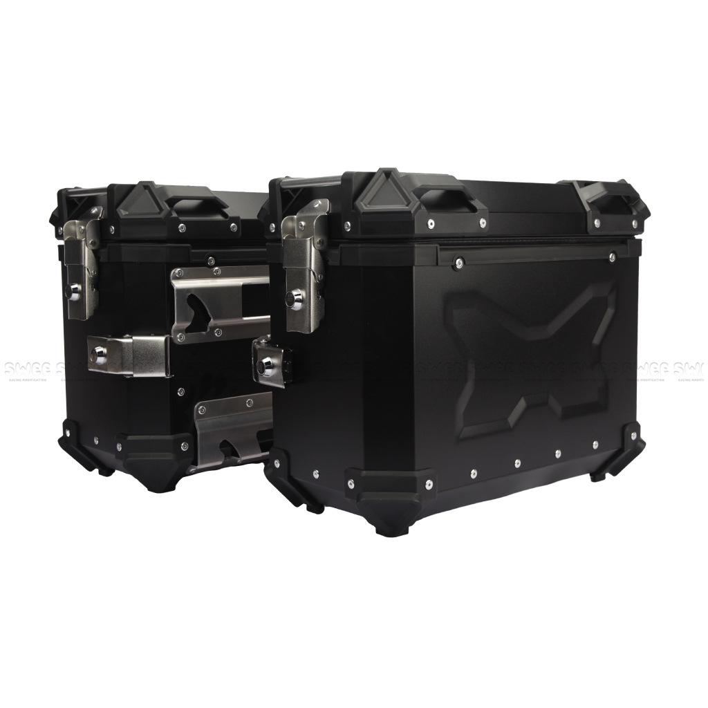 

Универсальный набор боковых кофров из алюминиевого сплава для мотоцикла: 18 л/28 л/35 л Водонепроницаемый Противоударный Быстросъемный Верхний Кофр