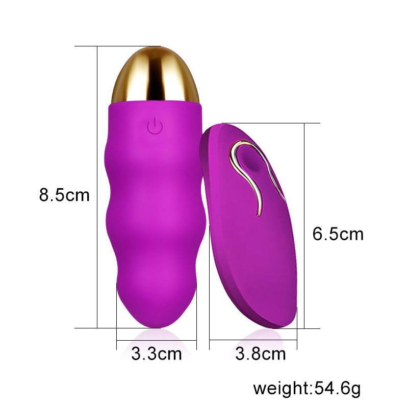Remote Control Vibrating Egg Intimate Female Masturbator - Adult Erotic Toy