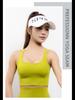 Women's Yoga Set: Spaghetti Strap Sports Bra with Fixed Pads & High Waist Fitness Pants