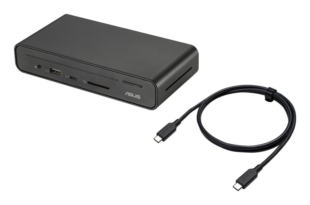 Asus Triple Display Usb-C Dock Duo Dc301 Wired Black