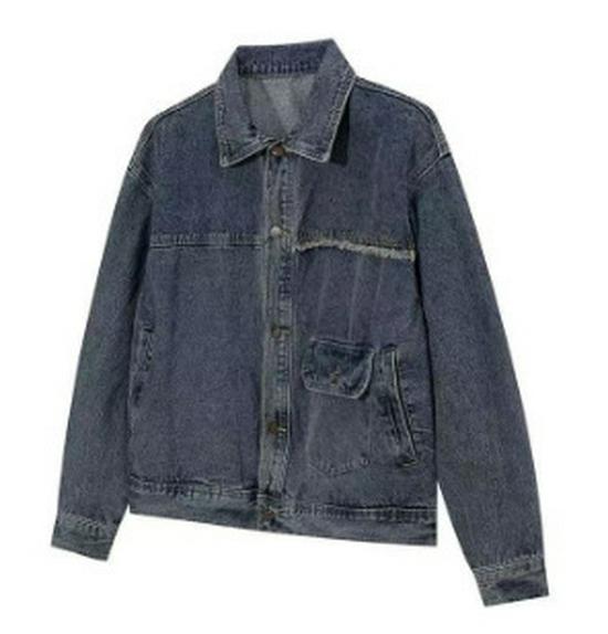 Unisex Retro Denim Motorcycle Jacket: Autumn/Winter Casual Trend, Loose Fit with Lapel