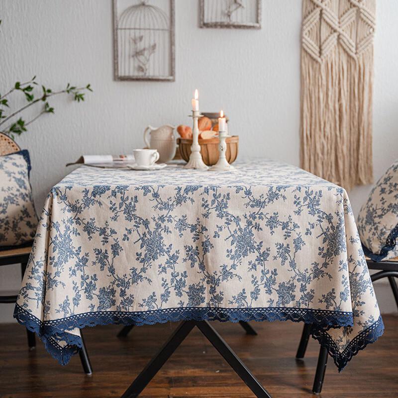 Rural Print Cotton Linen Tablecloth