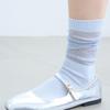 TSH Glitter See-Through Socks 5 Colors