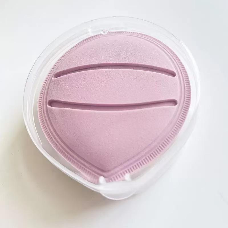 Puf de Machiaj Super Gros Puf Cosmetic Moale în Formă de Picătură de Apă Puf pentru Machiaj cu Pernă de Aer Corector Fond de Ten Burete de Machiaj Instrument de Frumusețe Utilizare Duală Umedă Uscată