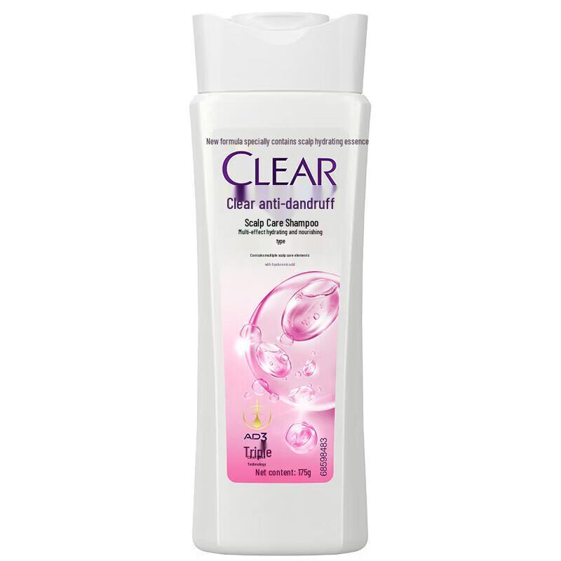 Clear Anti-Dandruff Multi-Effect Hydrating Shampoo (4 x 175g)