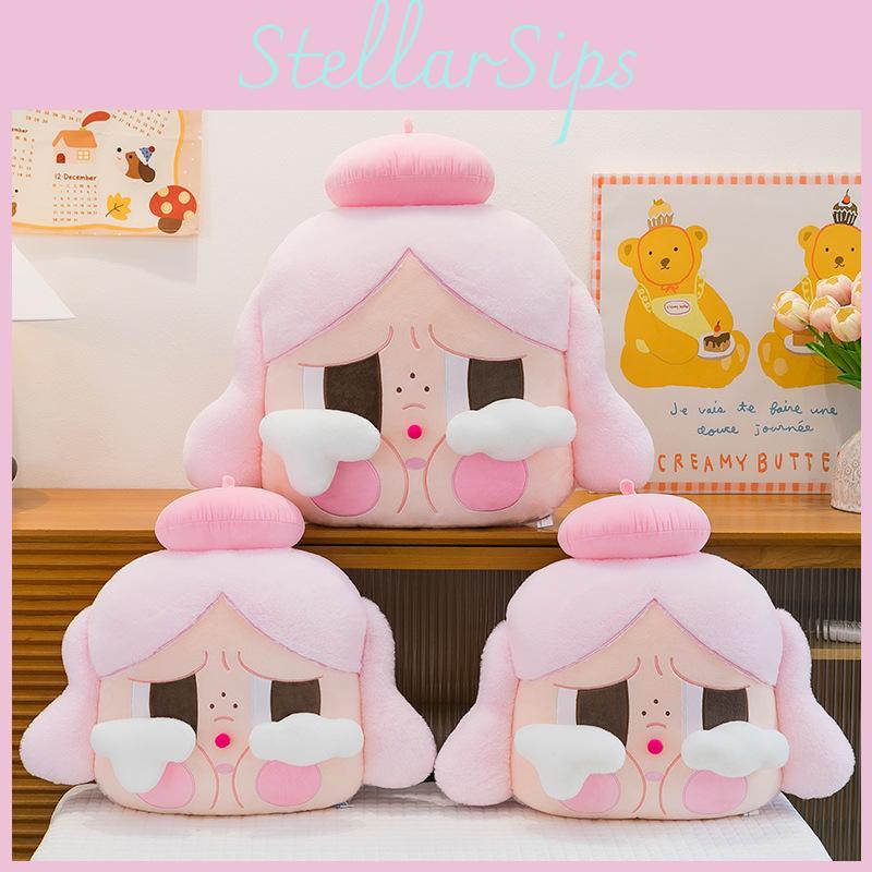 Cry Baby Plush Doll Gift For Girls With Short Plush Material Soft Sofa Cushion