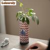 Thousand Buddha White Porcelain Vase Retro Ornaments for Home Cachepot Plant Pot Basket Household Flowerpot Tea Ceremony Gift