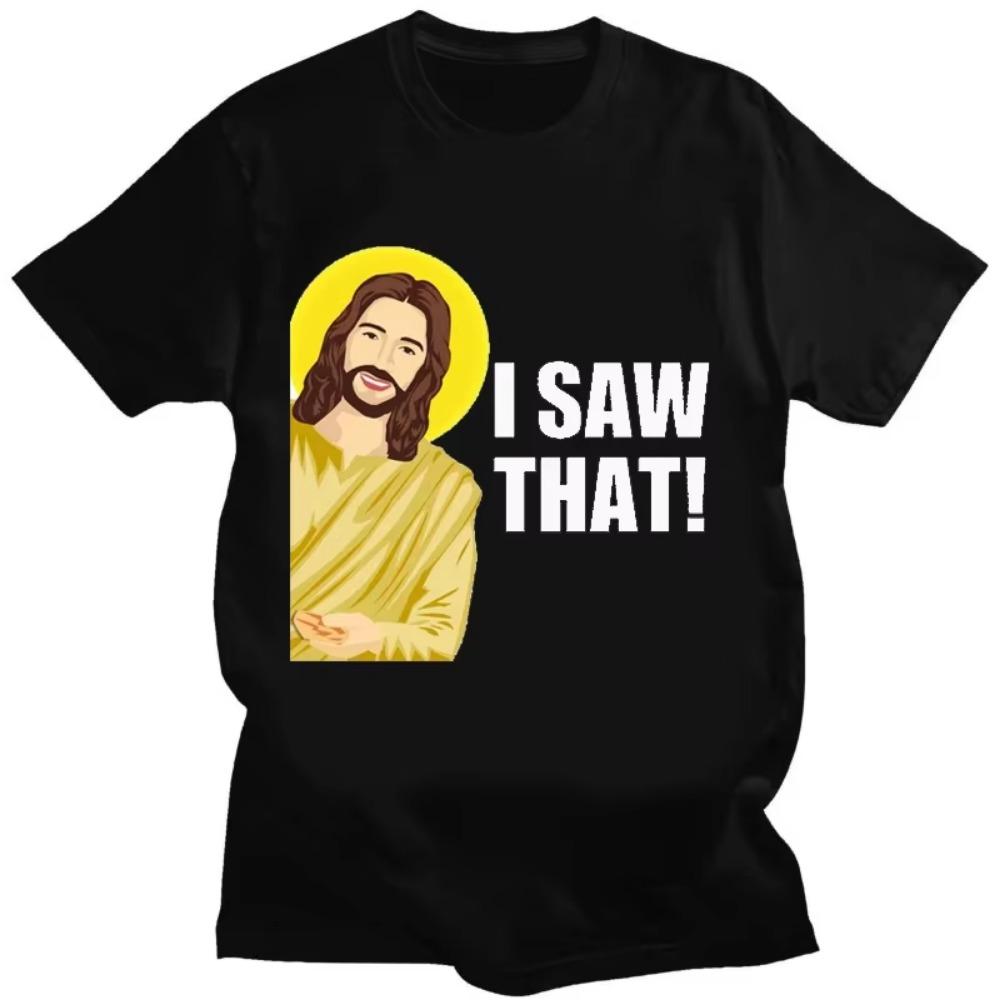 Even Jesus Did Deadlifts T Shirt Funny Jesus Graphic T-shirts Streetwear Unisex Women Men Clothing Tees Tops  Camisas