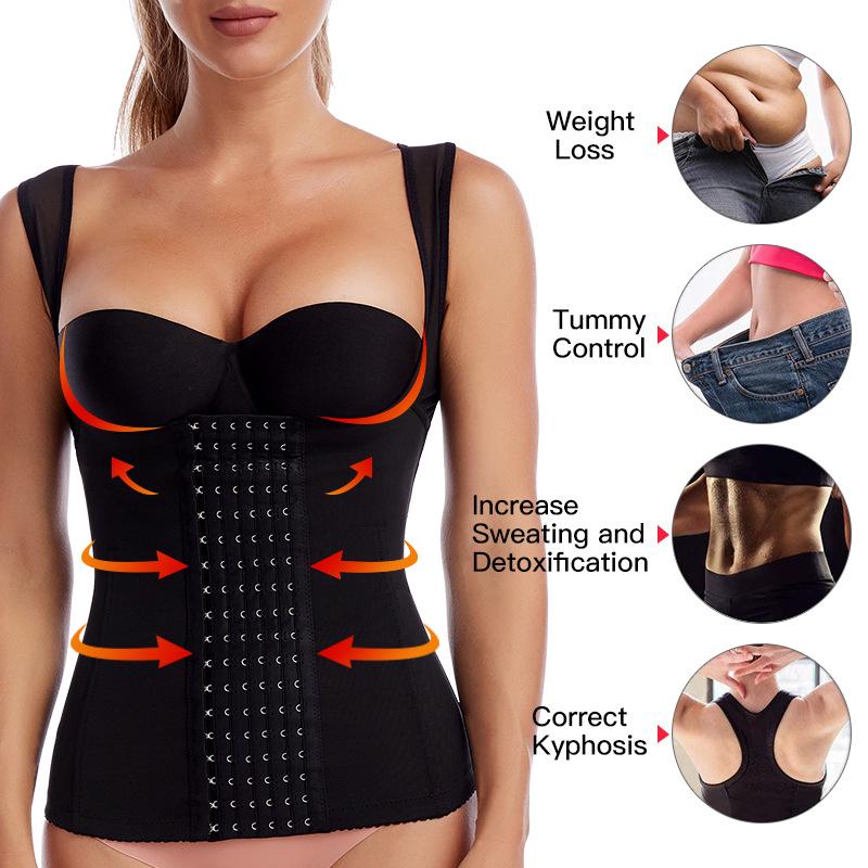 Body Sculpting Waist Cincher Vest: Postpartum Slimming Shapewear for Women