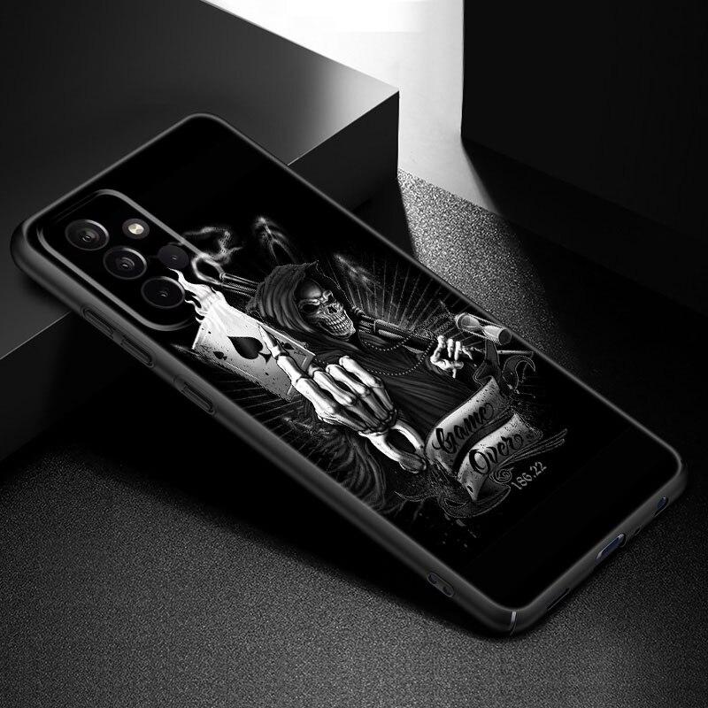 

Чехол для телефона с сатанинским страшным черепом для Samsung Galaxy A21 A30 A50 A52 S A13 A22 A32 A33 A53 A73 5G A11 A12 A31 A51 A70 A71 A72 Samsung A50