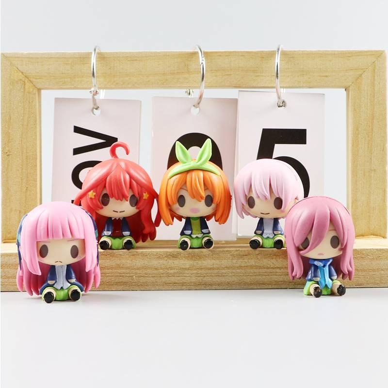 Adorable Q Version Five Equal Parts Bride Anime Figure Collectible Toy For Display