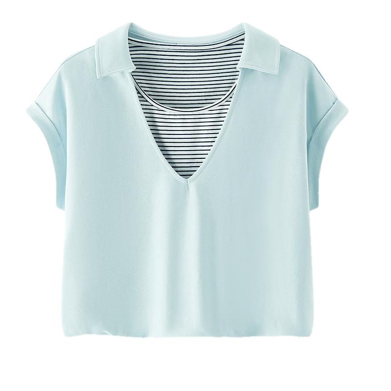 Semir Women s Striped Polo Shirt XL