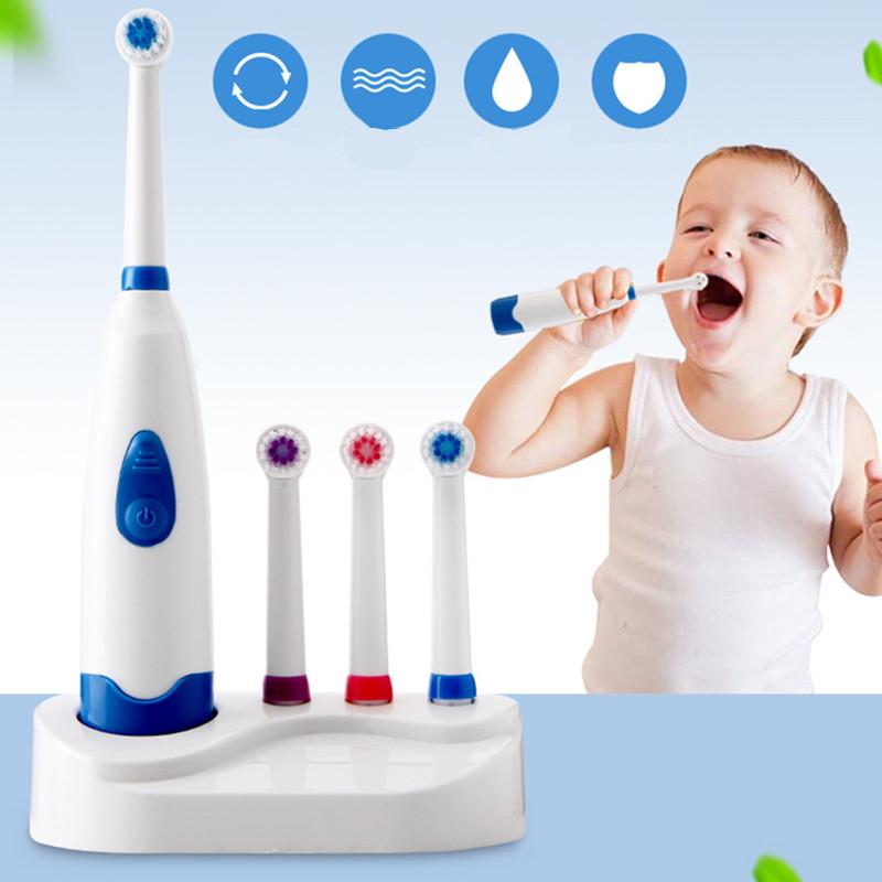Dental Oral Care 360 Rotary Waterproof Electric Toothbrush For Children