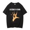 Women's T-shirt Clothing Street Tshirt Rock T Shirt Alternative High Quality T-shirt System of A Down Toxicity Music Album Cover