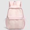 Schoolbag Korean version of college style student schoolbag, cute small fresh striped backpack for junior and high school students, large 