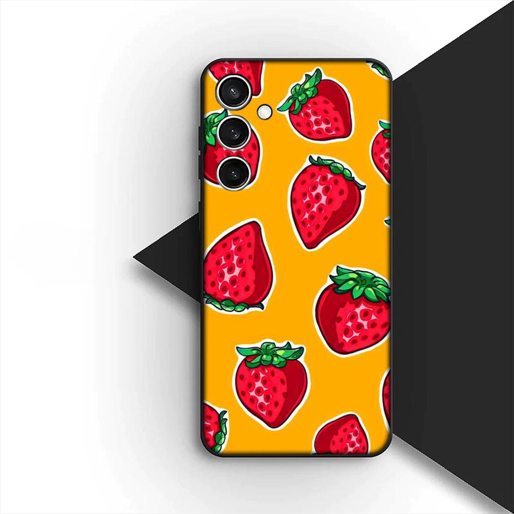 Cover for Samsung Galaxy S10 S8 S9 Plus A33 A34 A31 70 A71 A72 Note 20 9 8 S10E Phone Case Watermelon Fruit Strawberry Summer