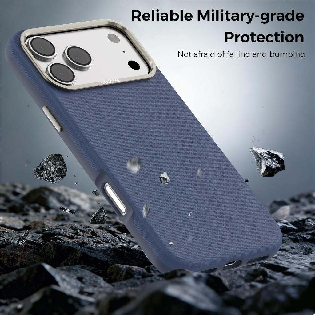 iPhone 17 Pro Max Tech Plaid Magnetic Leather Case with Card Holder