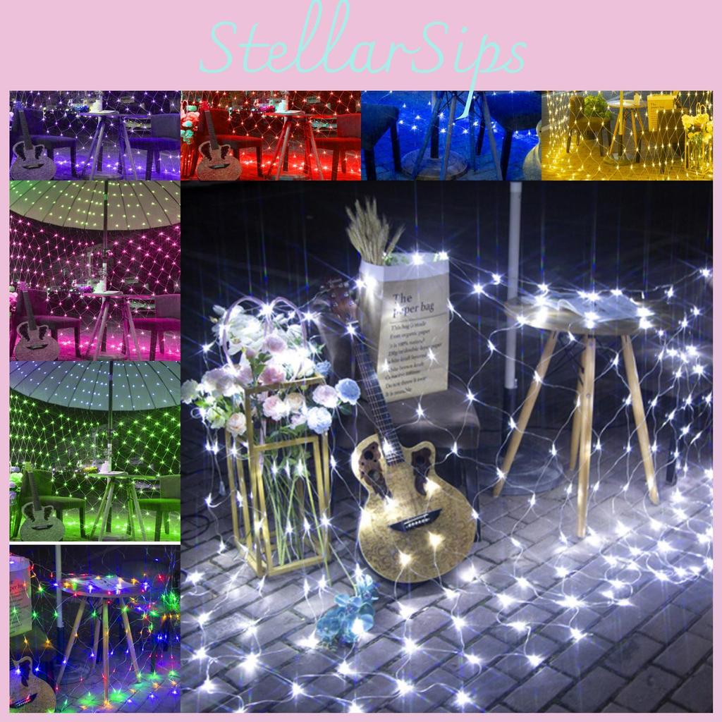 Lighting Led Net 10m Waterproof Outdoor Festive Decor For Home Garden Parties