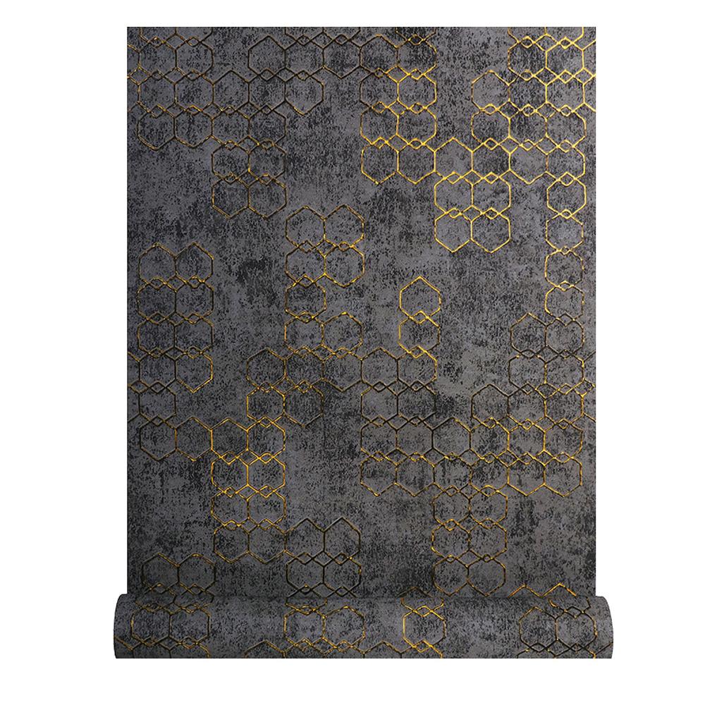 

Nordic Industrial Loft Cement Grey Wallpaper Waterproof PVC Solid Color papel de parede 3D Embossed Grid Wallpaper Home Decor 10mx53cm