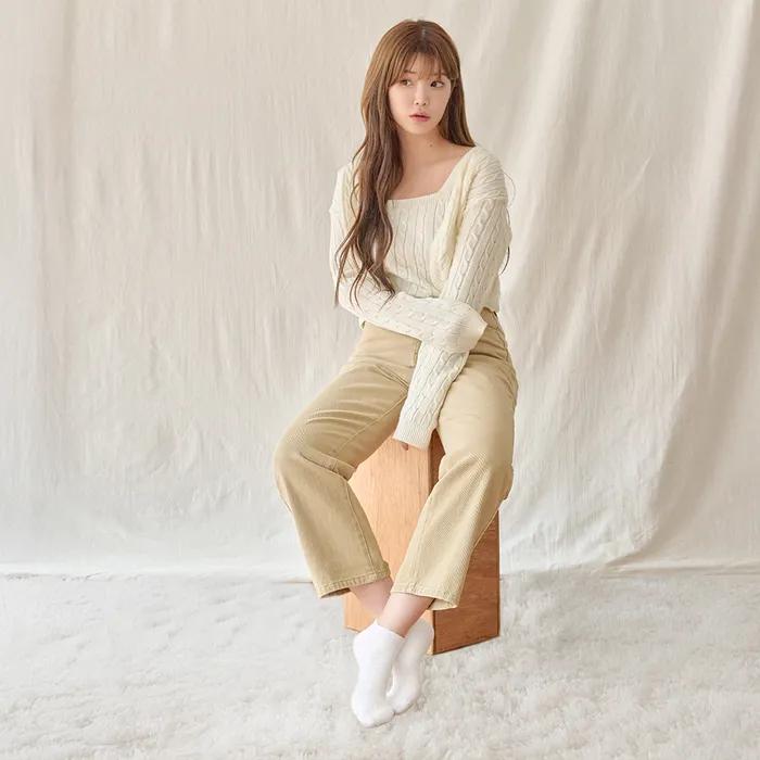 10 Pairs of Lululella Korean-Made One-Day Ankle Socks