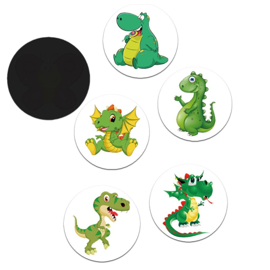 5pcs Cartoon Pee Target Pot Stickers Children's Stickers Color Changing Thermal Stickers Potty Training Stickers For Kids Boys