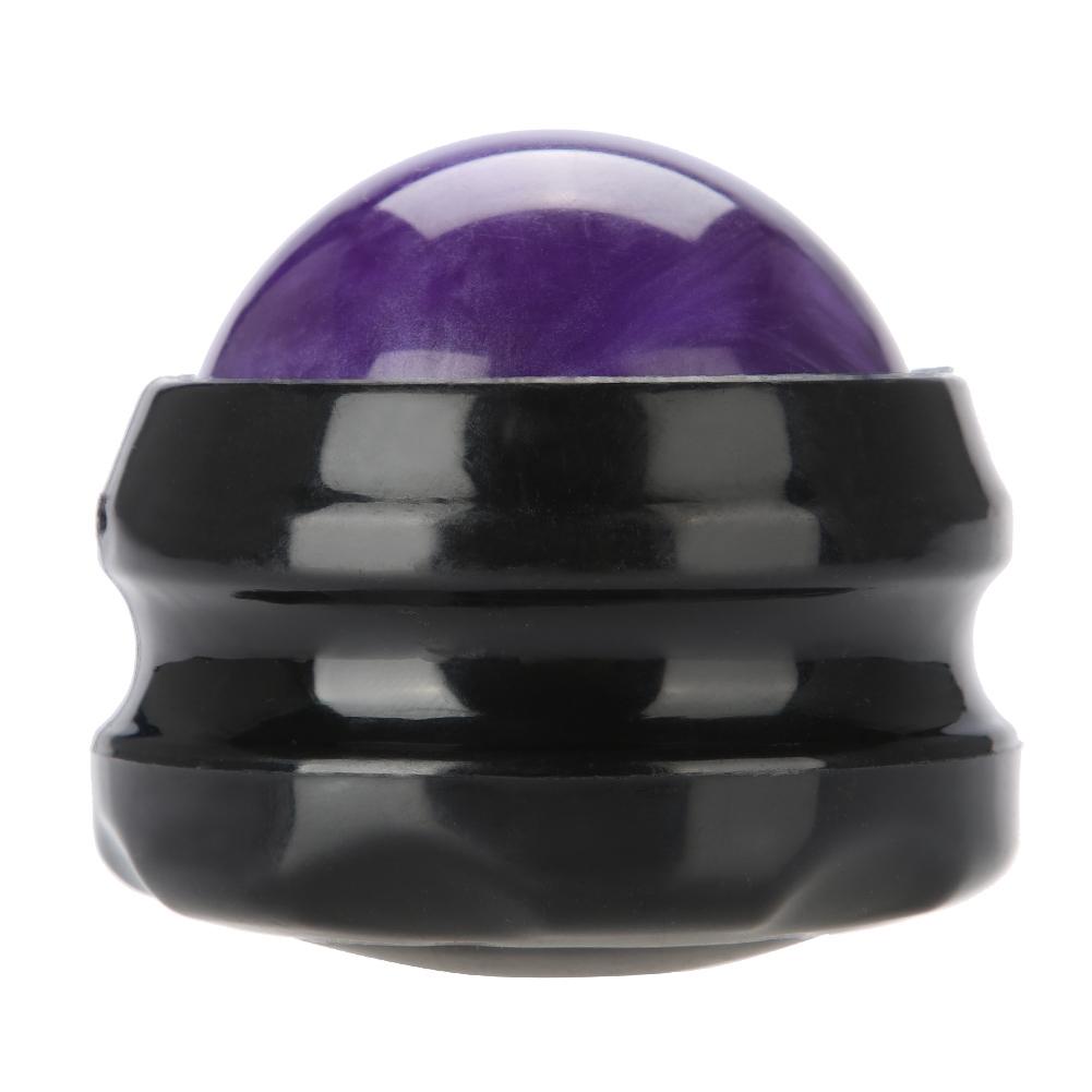 Massage Roller Ball Massager Körper Therapie Fuß Hüfte Relaxer Stress Release (lila)
